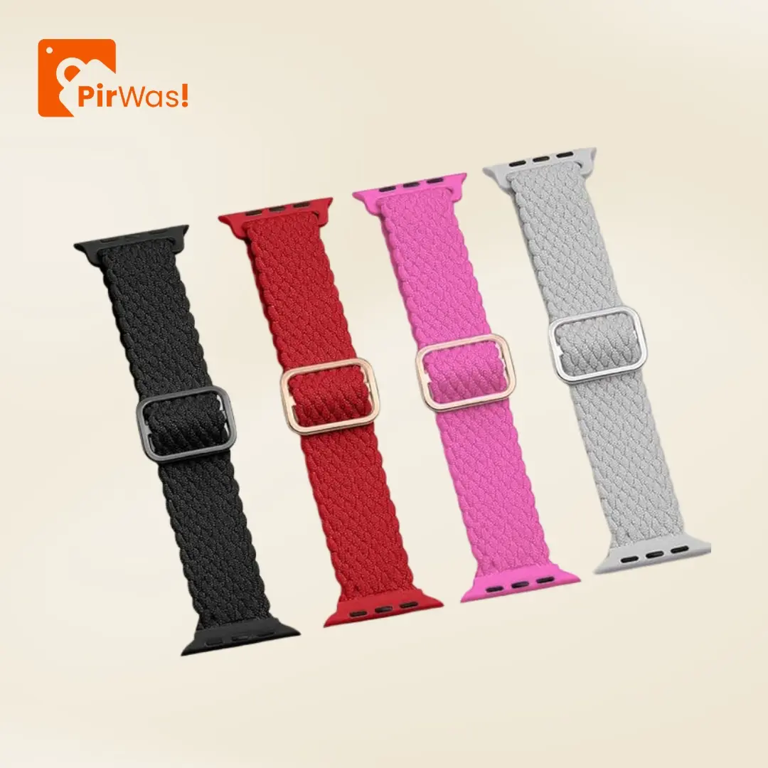 Correas Trenzadas Elasticas Ajustables Para Apple Watch (42/44/45/49mm/L)