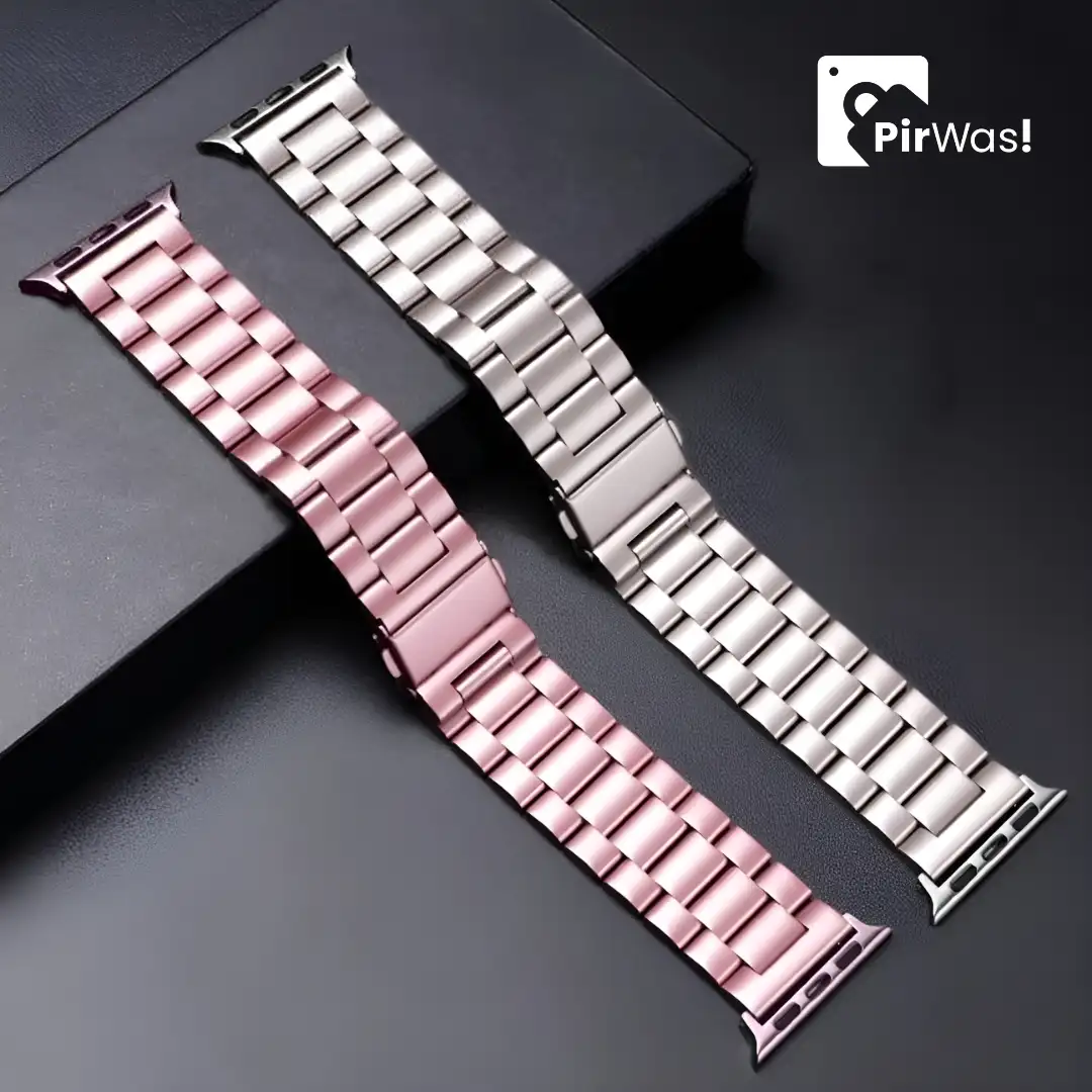Correa de Acero Tipo Reloj Para Apple Watch (42/44/45/49mm/L)